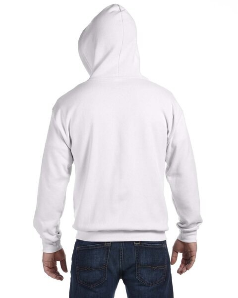 Gildan G186 - Heavy Blend™ Full-Zip Hood - White | Wordans USA