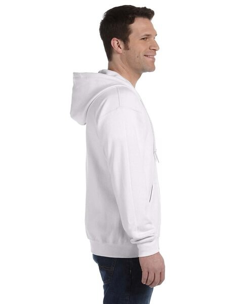 Gildan G186 - Heavy Blend™ Full-Zip Hood - White | Wordans USA