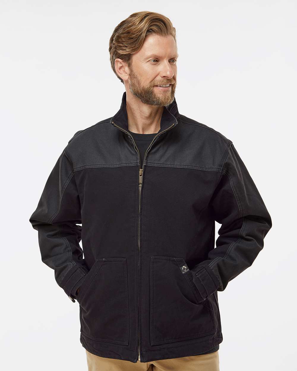 DRI DUCK 5089 - Horizon Two-Tone Cotton Canvas Jacket - Tobaco/Fld
