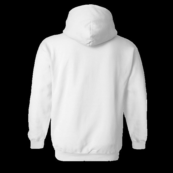 Felpa Con Cappuccio Bianca Bronx Express, Taglia 4XL, Unisex, In Misto Cotone Pesante, Nuova Con Etichette, Perfetta Per Personalizzazioni - Foto 2