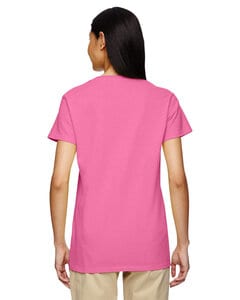 Gildan 5V00L - Camiseta de Algodón Pesado con Cuello en V para Mujer