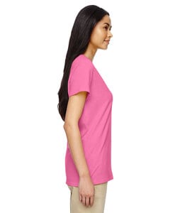 Gildan 5V00L - Camiseta de Algodón Pesado con Cuello en V para Mujer