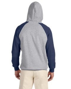 JERZEES 96CR - Nublend® Colorblocked Hooded Pullover Sweatshirt