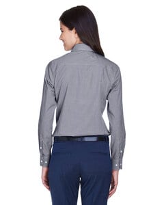 Devon & Jones D640W - Ladies Crown Collection Gingham Check