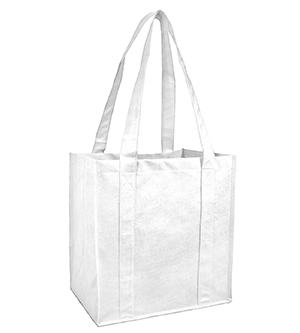 Liberty Bags R3000 - Reusable Shopping Tote - White | Wordans USA