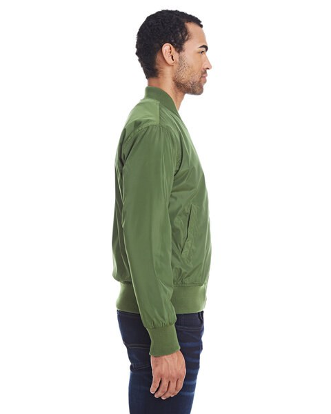Threadfast 395J - Unisex Bomber Jacket - Army | Wordans USA