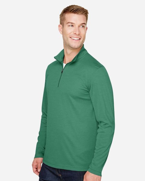 Team 365 TT31H - Men's Zone Sonic Heather Performance Quarter-Zip