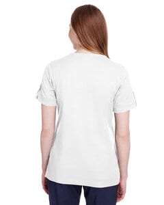 Devon & Jones DG20WB - Ladies CrownLux Performance Plaited Rolled-Sleeve Top
