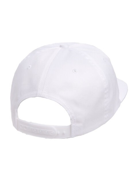 Yupoong Y6502 - Adult Unstructured 5-Panel Snapback Cap - White