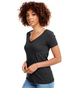 Next Level Apparel N1540 - Women's Lightweight Cotton Blend V-Neck Tee