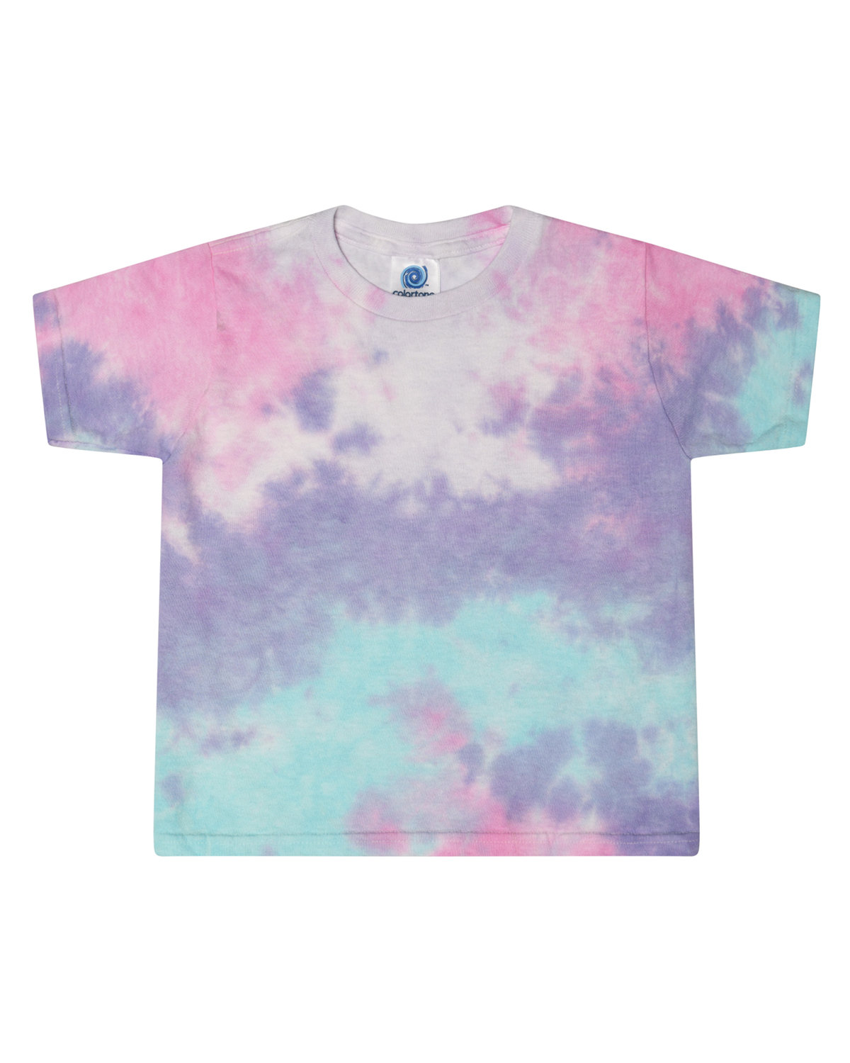Tie-Dye 1050CD - Ladies Cropped T-Shirt - Cotton Candy | Wordans USA