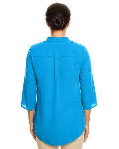 Devon & Jones DP611W - Ladies Perfect Fit  3/4-Sleeve Crepe Tunic