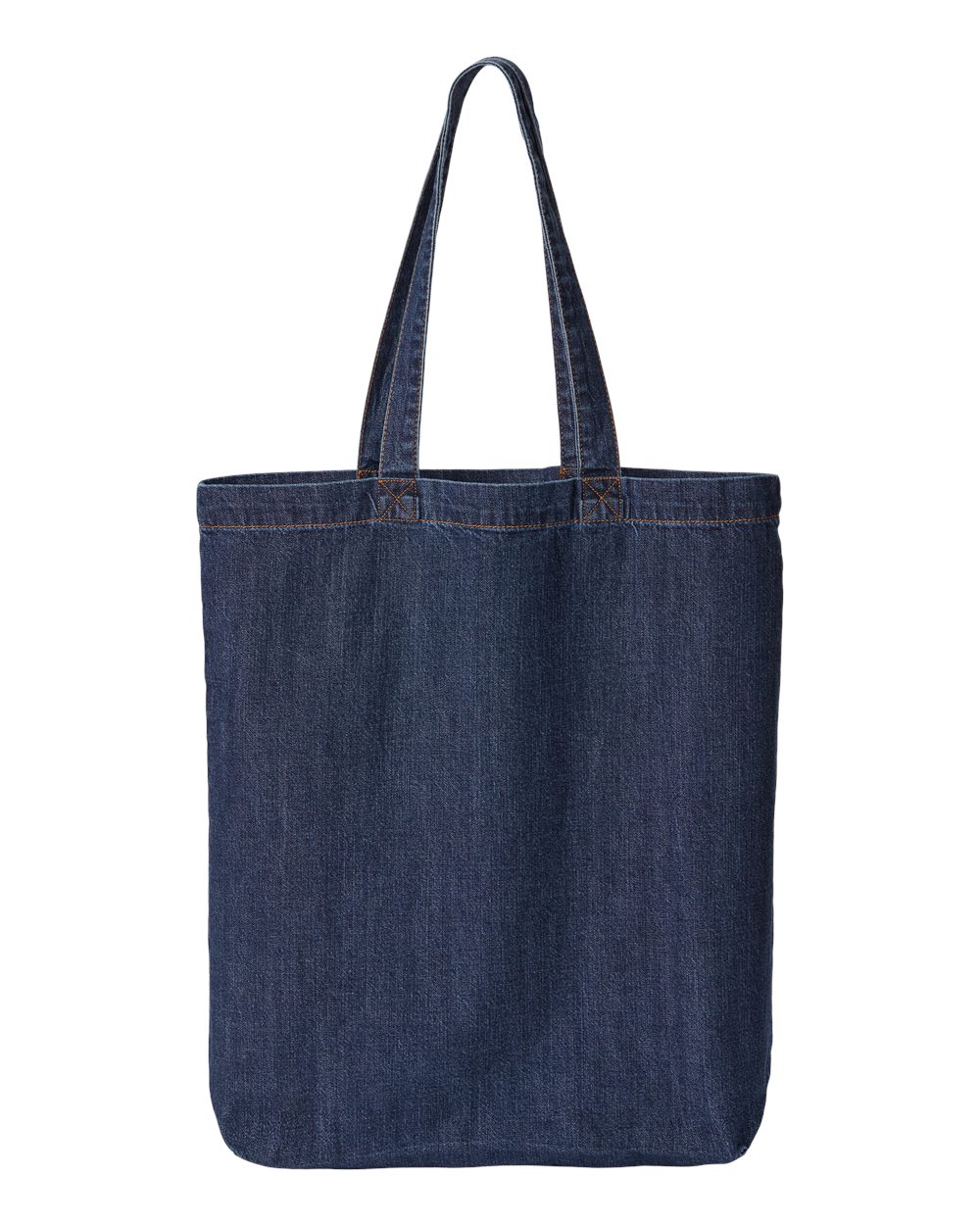 Liberty Bags 7761A - Cotton Denim Gusseted Tote Bag - Light Blue 