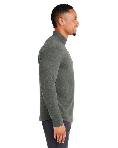 Swannies Golf SWE500 - Men's Emery Quarter-Zip - Olive/Grey Hthr