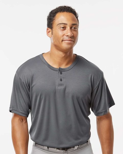 Alleson Athletic 7930 - Men's B-Core Placket Jersey