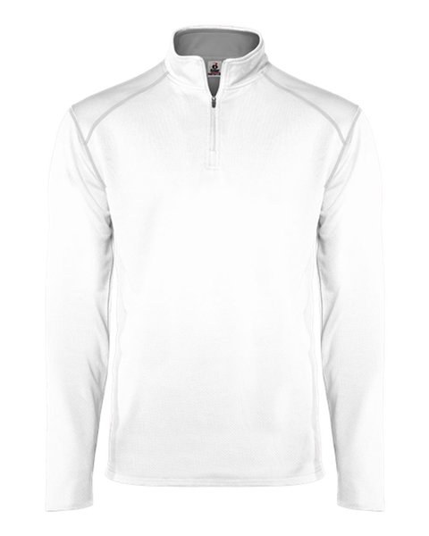 Badger 4438 - Men's Money Mesh Quarter-Zip Pullover