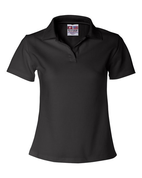 Bayside 1050 - Women's USA-Made V-Neck Polo
