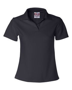 Bayside 1050 - Polo de mujer con cuello en V de fabricación estadounidense