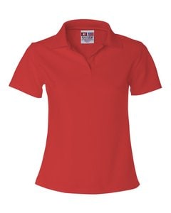 Bayside 1050 - Polo de mujer con cuello en V de fabricación estadounidense