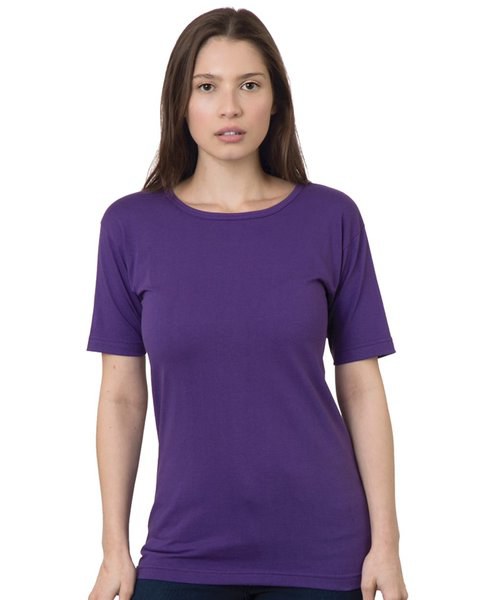 Bayside 3300 - Camiseta de mujer con cuello redondo USA-Made