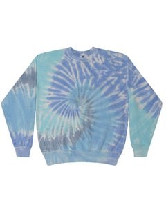 Colortone 8100 - Unisex Tie-Dyed Fleece Crewneck Sweatshirt