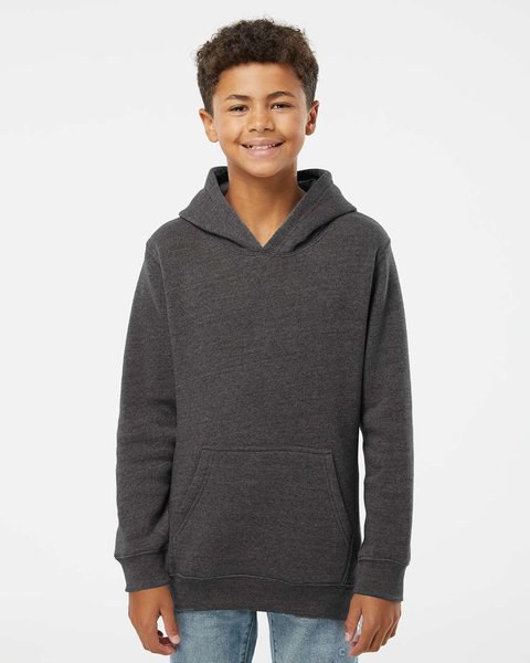 J. America 8880 - Youth Triblend Fleece Hooded Sweatshirt