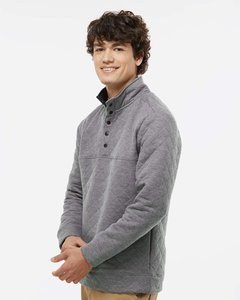 J. America 8890 - Jersey acolchado de media cremallera para hombre