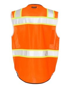 Kishigo 1515-1516 - Unisex Premium Black Series® Black Bottom Class 2 Vest