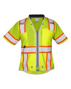 Kishigo 1822 - Chaleco de mujer Premium Brilliant Series® Clase 3