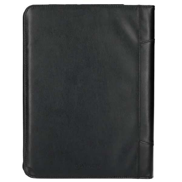 マガジン Wenger 9355-18 - Recycled Zippered Padfolio - Black | Wordans USA