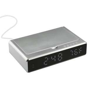 UV Sanitizer Desk Clock with Wireless Charging - PCNA 7143-18