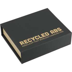 Recycled ABS MagClick™ Fast Wireless Charging Pad - PCNA 7143-41