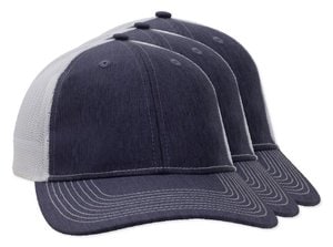 Navy Linen/White