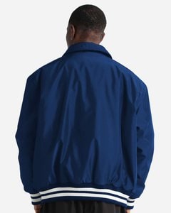 Shaka Wear SHCVBJ - Unisex Collared Varsity Jacket - Black