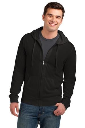 District DT1100 - District® Young Men's Jersey Full-Zip Hoodie