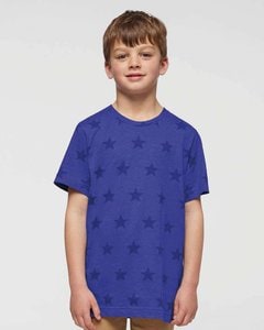 Code Five 2229 - Camiseta juvenil con estampado de estrellas