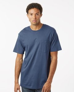 SoftShirts 210 - Camiseta de bolsillo clásica unisex