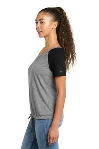 New Era LNEA133 - Women's Tri-Blend Performance Cinch Tee. LNEA133