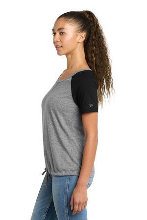 New Era LNEA133 - Women's Tri-Blend Performance Cinch Tee. LNEA133