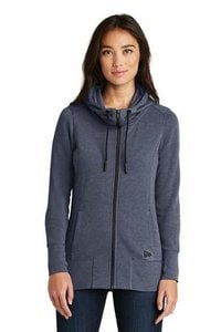 New Era LNEA511 - Women's Tri-Blend Fleece Full-Zip Hoodie. LNEA511