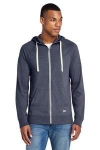 New Era NEA122 - Sueded Cotton Blend Full-Zip Hoodie. NEA122