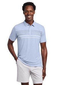 TravisMathew TM1MY400 - Polo Coto Performance con Raya en el Pecho TM1MY400