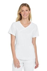 Wink WW4268 - Blusa cruzada con cuello alto para mujer WW4268