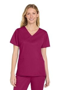 Wink WW4760 - Top de simulación envolvente WorkFlex para mujeres WW4760
