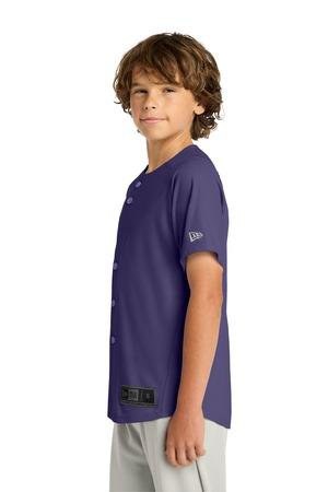 New Era YNEA220 - Jersey de Botones Completos Youth Diamond Era. YNEA220