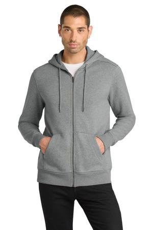 District DT1103 - Perfect Weight Fleece Full-Zip Hoodie DT1103