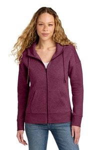 District DT1104 - Women's Perfect Weight Fleece Drop Shoulder Full-Zip Hoodie DT1104