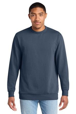 District DT2204 - Wash Fleece Crew DT2204