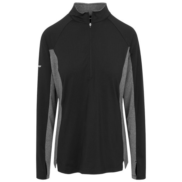 Sport-Tek LST854 - CLOSEOUT -   Womens Stretch Contrast 1/4-Zip Pullover