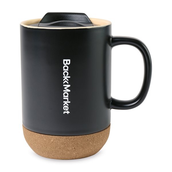 Gemline 101611 - Taza Valo de cerámica con tapa - 14 onzas